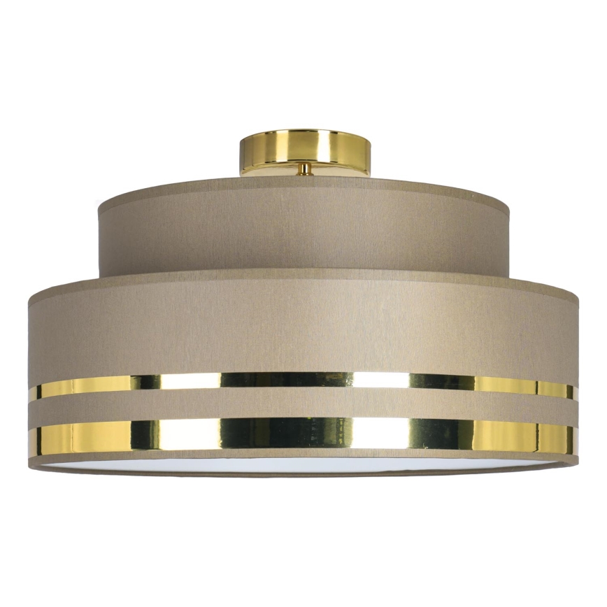 Потолочный светильник TAMI 1xE27/60W/230V коричневый/золотистый