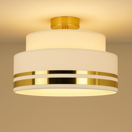 Потолочный светильник TAMI 1xE27/60W/230V кремовый/золотистый