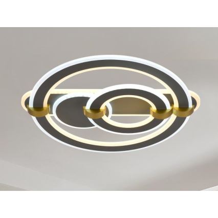 Потолочный светодиодный диммируемый светильник LED/120W/230V 3000-6500K + дистанционный пульт