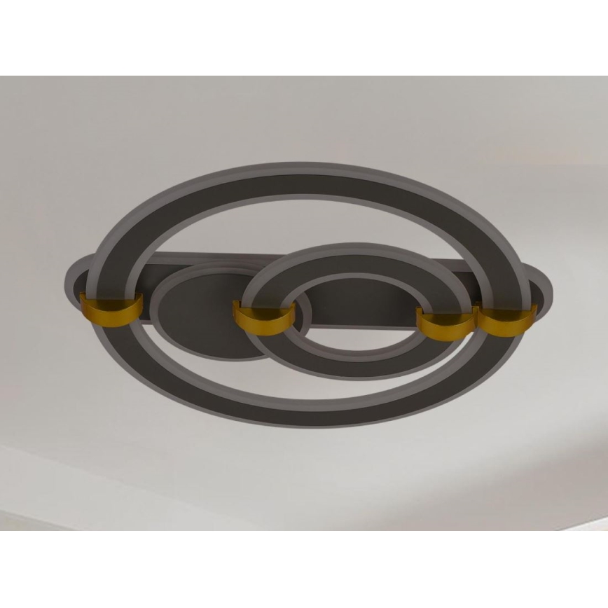 Потолочный светодиодный диммируемый светильник LED/120W/230V 3000-6500K + дистанционный пульт