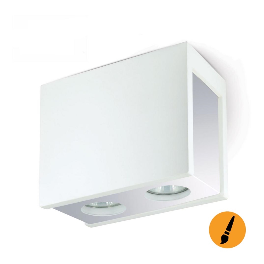Потолочный точечный светильник PURO CHROME 2xGU10/25W/230V