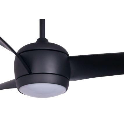Lucci air 512910 - Светодиодный потолочный вентилятор AIRFUSION NORDIC LED/20W/230V черный + пульт дистанционного управления