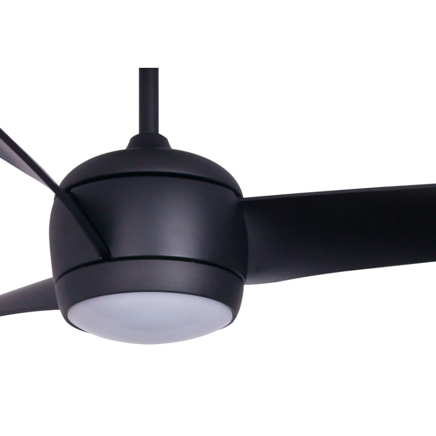 Lucci air 512910 - Светодиодный потолочный вентилятор AIRFUSION NORDIC LED/20W/230V черный + пульт дистанционного управления