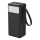 Повербанк 40000 mAh 65W Power Delivery 2xUSB-A + 2xUSB-C cо светодиодным фонарем с крючком и магнитом и USB-C кабелем 1 м черный