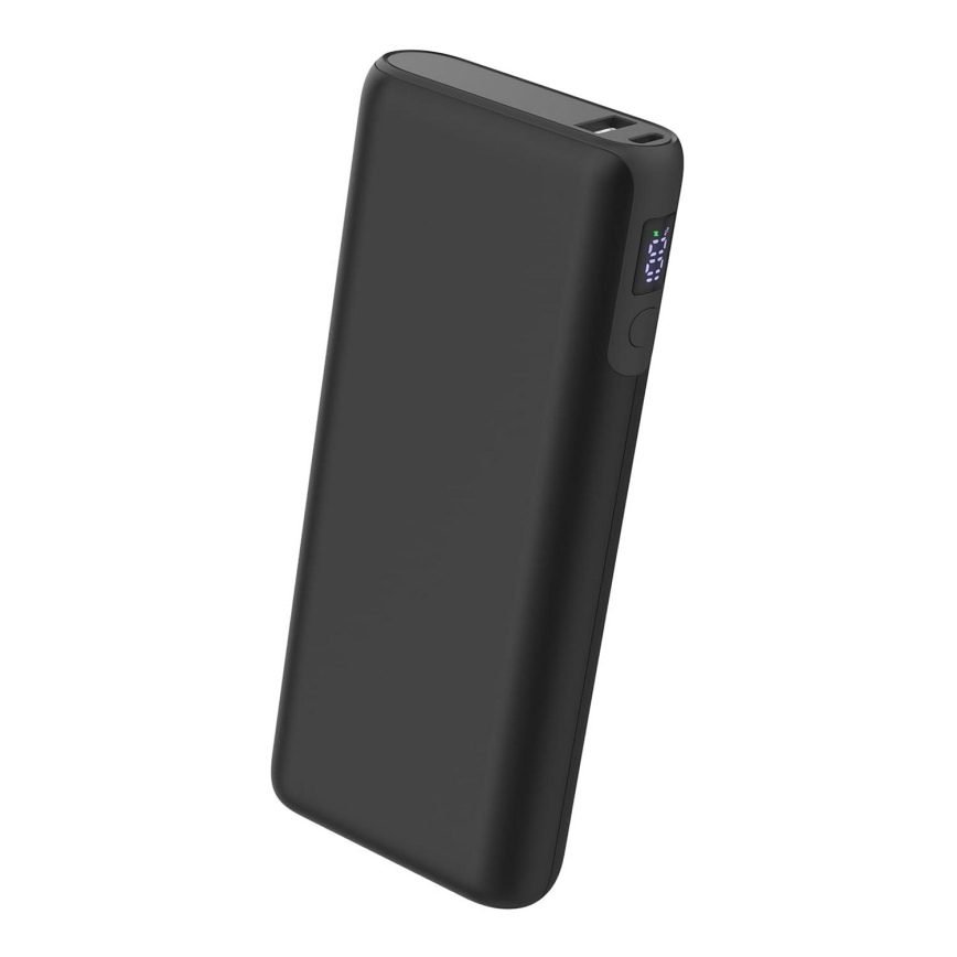 Повербанк со светодиодным дисплеем Power Delivery 20000 mAh/65W/3,7V черный