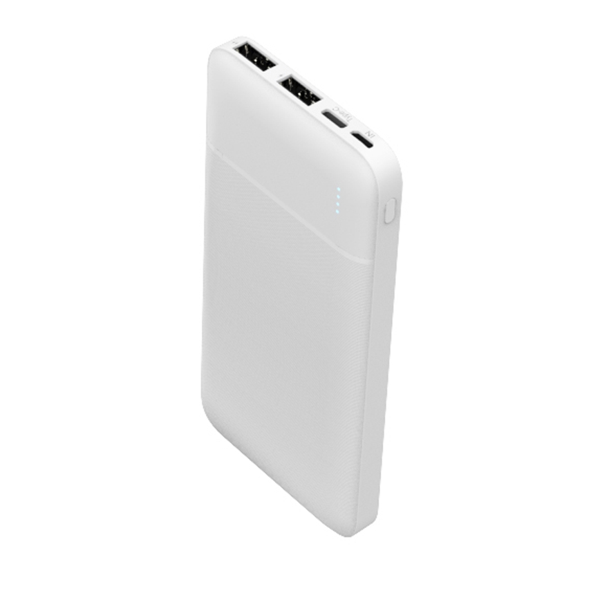 Повербанк (УМБ) 10000 mAh 3,7V білий