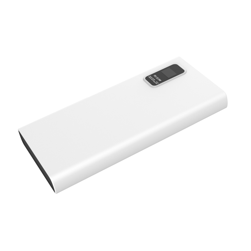 Повербанк (УМБ) з LED дісплеєм Power Delivery 10000 mAh 3,7V білий