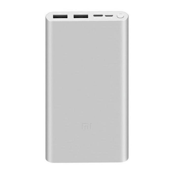 Повербанк зі швидкісною зарядкою Xiaomi Mi PowerBank 3 Fast Charge 10000mAh срібний