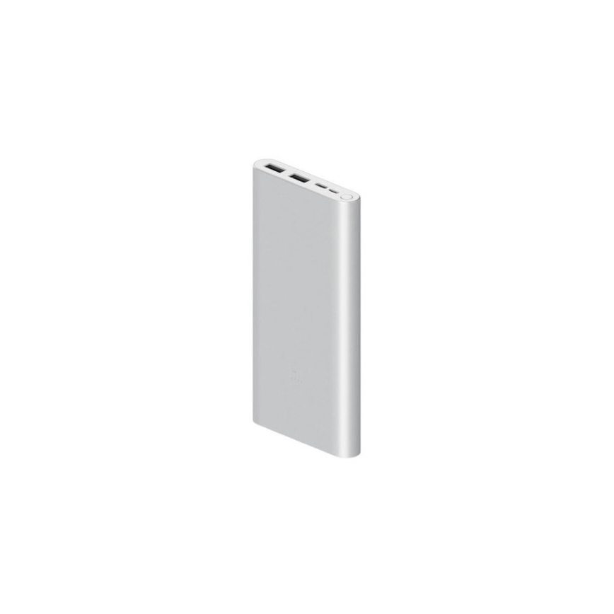 Повербанк зі швидкісною зарядкою Xiaomi Mi PowerBank 3 Fast Charge 10000mAh срібний