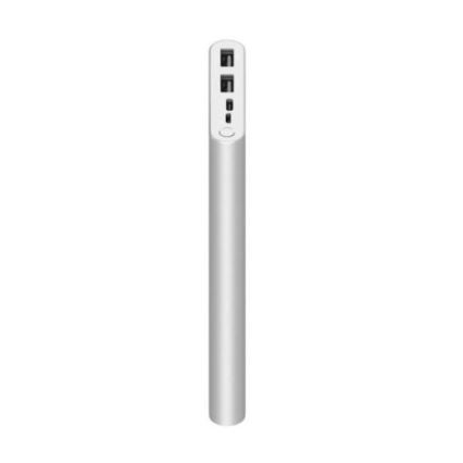 Повербанк зі швидкісною зарядкою Xiaomi Mi PowerBank 3 Fast Charge 10000mAh срібний
