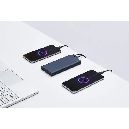Повербанк зі швидкісною зарядкою Xiaomi Mi PowerBank 3 Fast Charge 10000mAh срібний