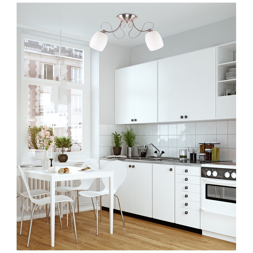 Поверхностно-монтируемая люстра AMBA 2xE27/40W/230V