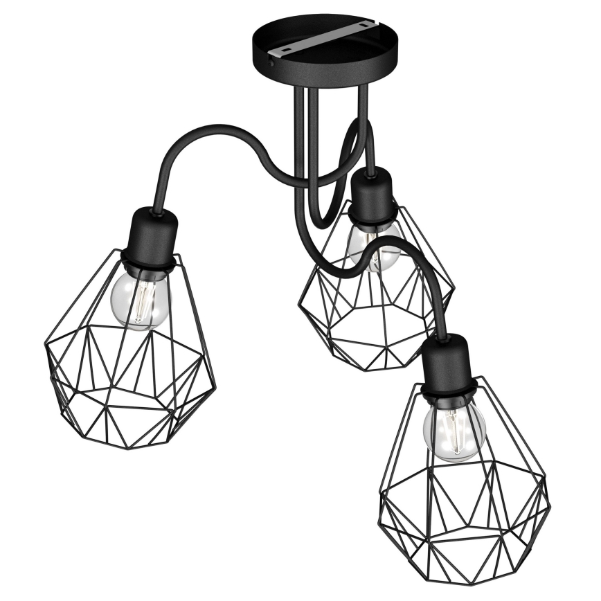 Поверхностно-монтируемая люстра BERGEN 3xE27/60W/230V