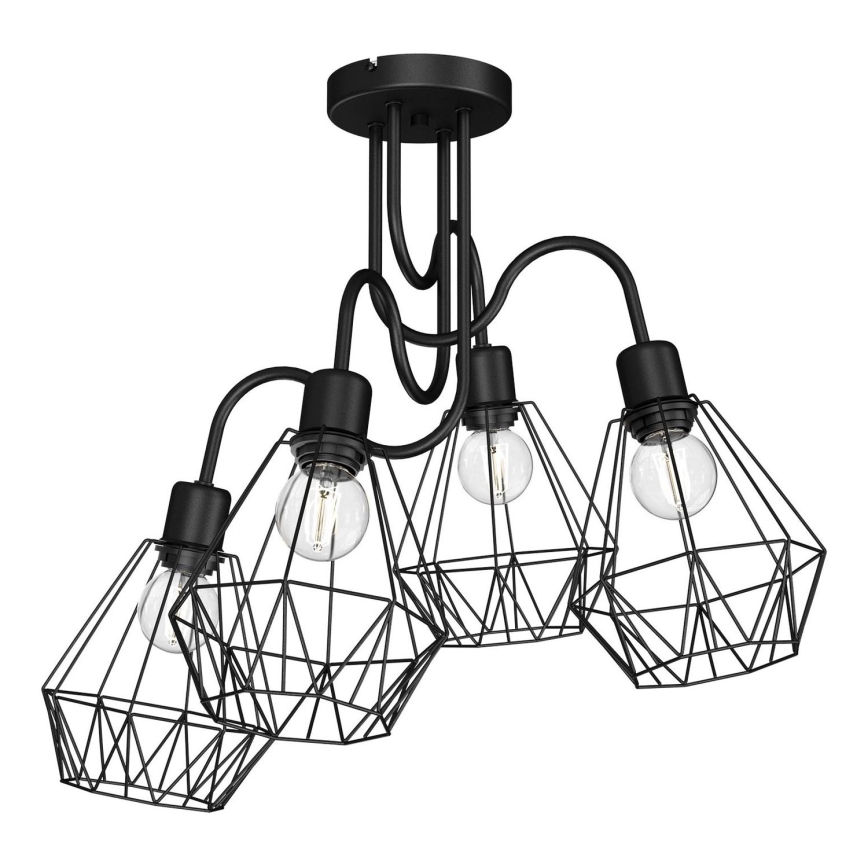 Поверхностно-монтируемая люстра BERGEN 4xE27/60W/230V
