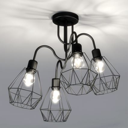 Поверхностно-монтируемая люстра BERGEN 4xE27/60W/230V
