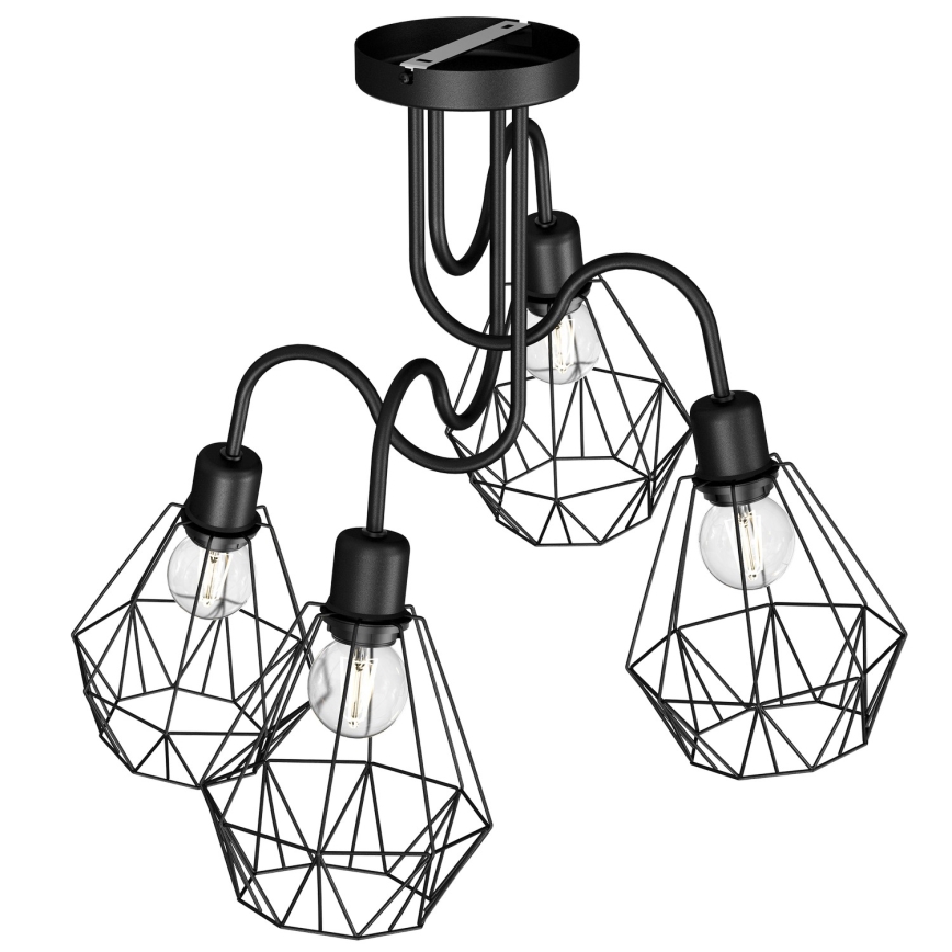 Поверхностно-монтируемая люстра BERGEN 4xE27/60W/230V
