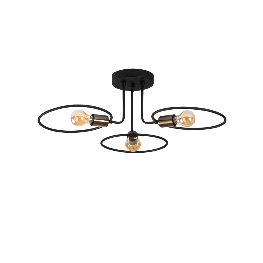 Поверхностно-монтируемая люстра CIRCLE 3xE27/40W/230V