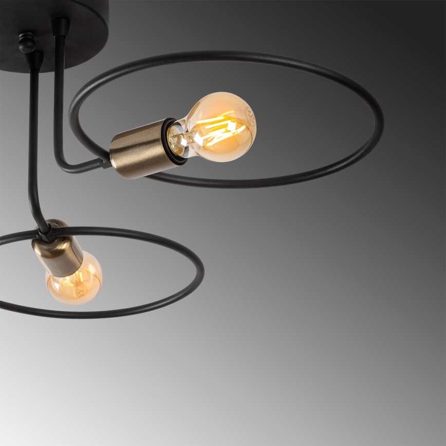 Поверхностно-монтируемая люстра CIRCLE 3xE27/40W/230V