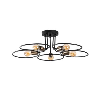 Поверхностно-монтируемая люстра CIRCLE 5xE27/40W/230V