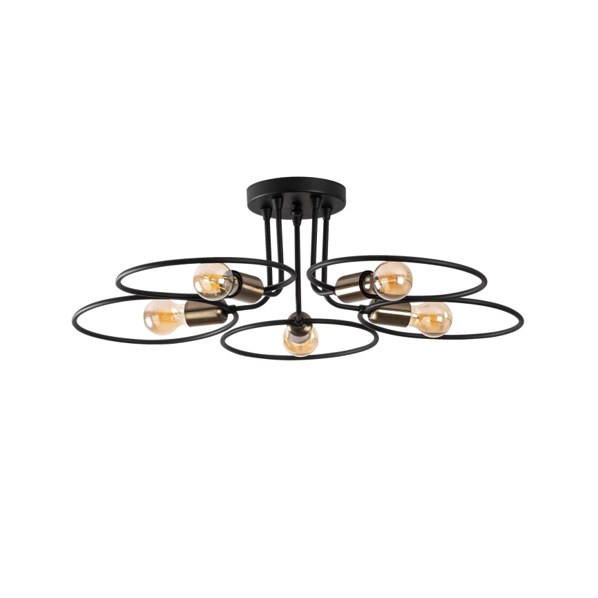 Поверхностно-монтируемая люстра CIRCLE 5xE27/40W/230V