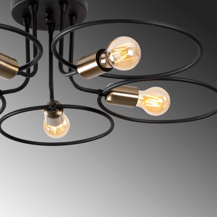 Поверхностно-монтируемая люстра CIRCLE 5xE27/40W/230V