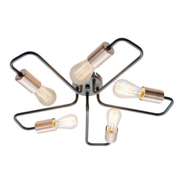 Поверхностно-монтируемая люстра HERPE 5xE27/60W/230V