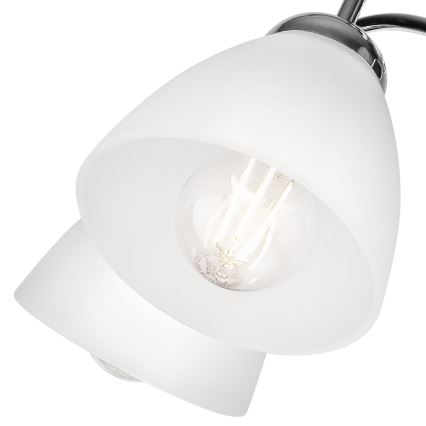 Поверхностно-монтируемая люстра MIRANDA 5xE27/60W/230V блестящий хром