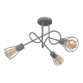 Поверхностно-монтируемая люстра OXFORD 3xE27/15W/230V серая