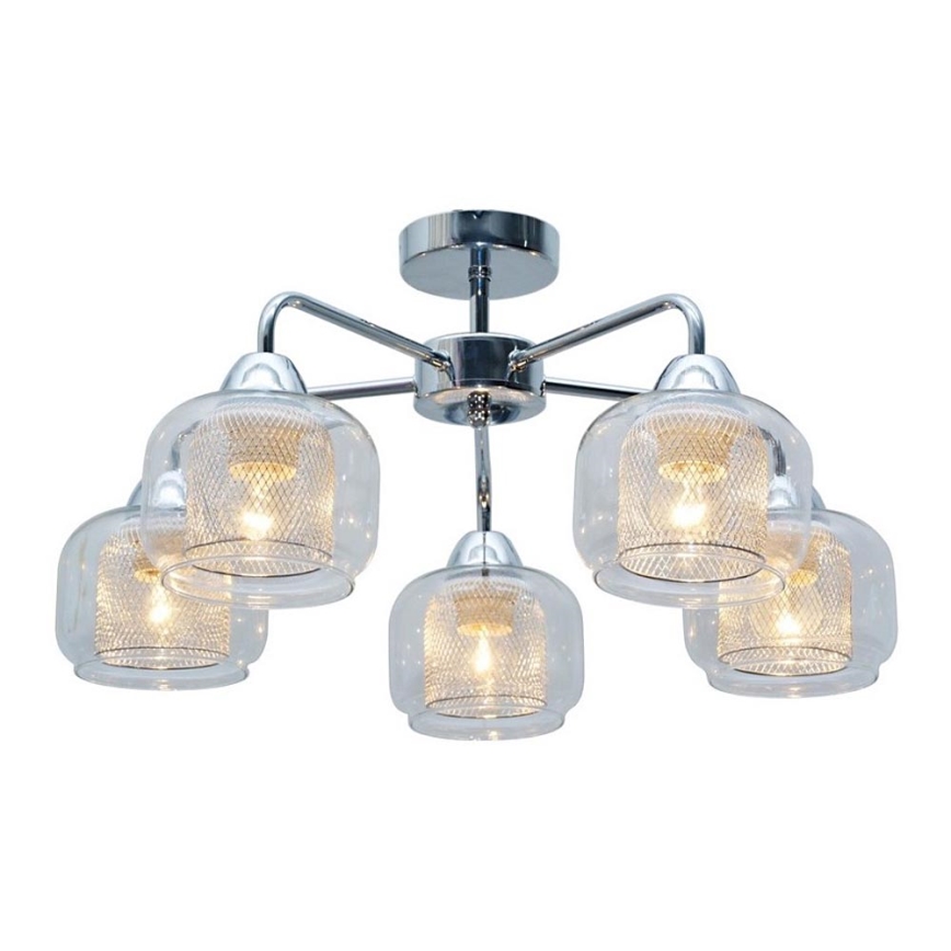Поверхностно-монтируемая люстра RAY 5xE14/40W/230V