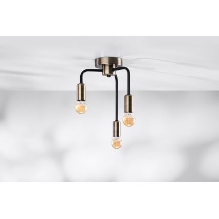 Поверхностно-монтируемая люстра SAGA 3xE27/40W/230V
