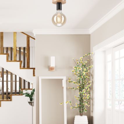 Поверхностно-монтируемая люстра VITO OAK 1xE27/60W/230V дуб