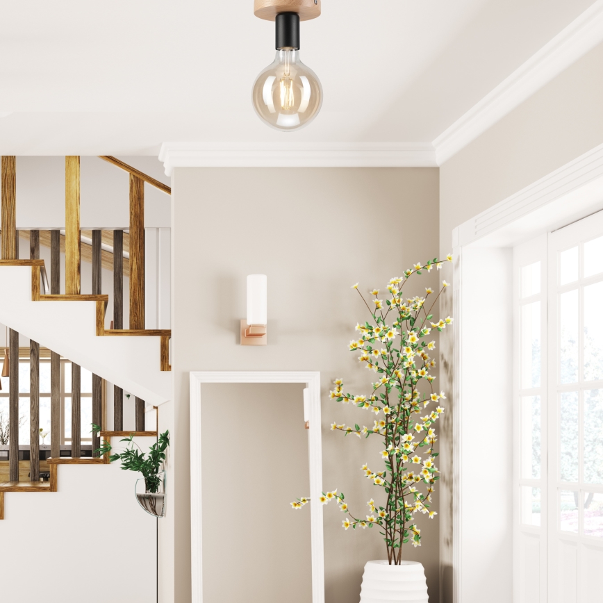 Поверхностно-монтируемая люстра VITO OAK 1xE27/60W/230V дуб