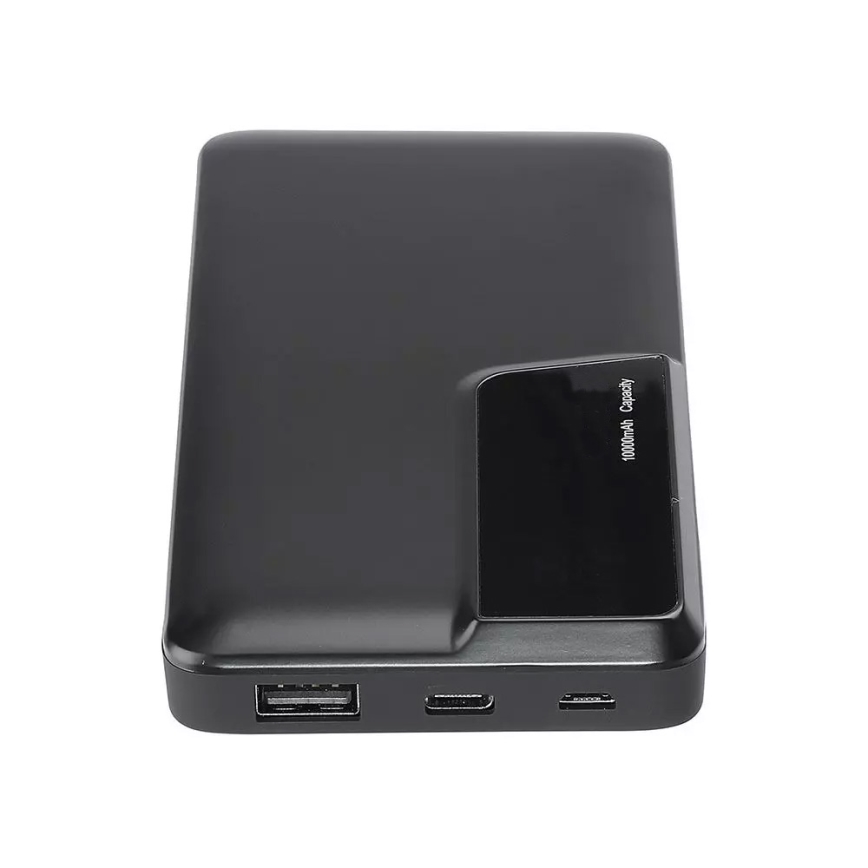 Power Bank з дисплеєм 10000mAh/3,7V чорна