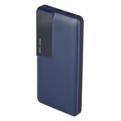 Power Bank з дисплеєм 10000mAh/3,7V синя