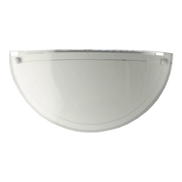 Prezent 1421 NS - Запасний плафон для настінного світильника DISC E27 12,5x25 см білий