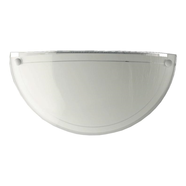 Prezent 1421 NS - Запасний плафон для настінного світильника DISC E27 12,5x25 см білий