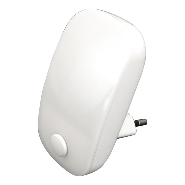Prezent 1620 - LED світильник в розетку 2xLED/0,3W/230V з вимикачем