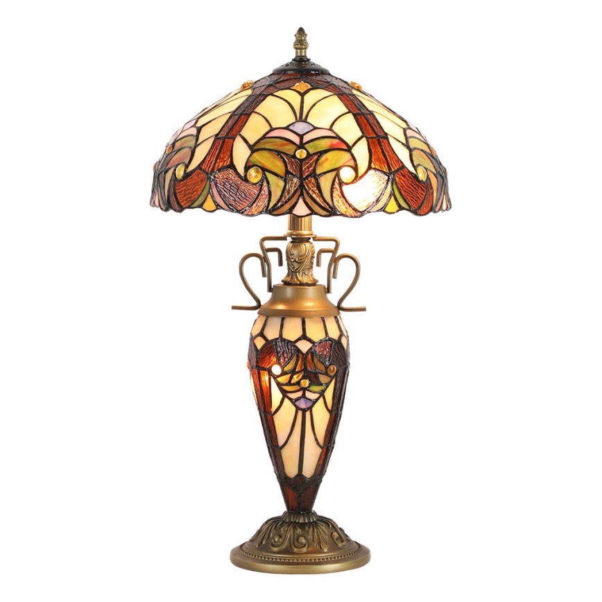 Prezent 1702 - Настольная лампа TIFFANY 2xE27/60W + 1xE14/7W/230V