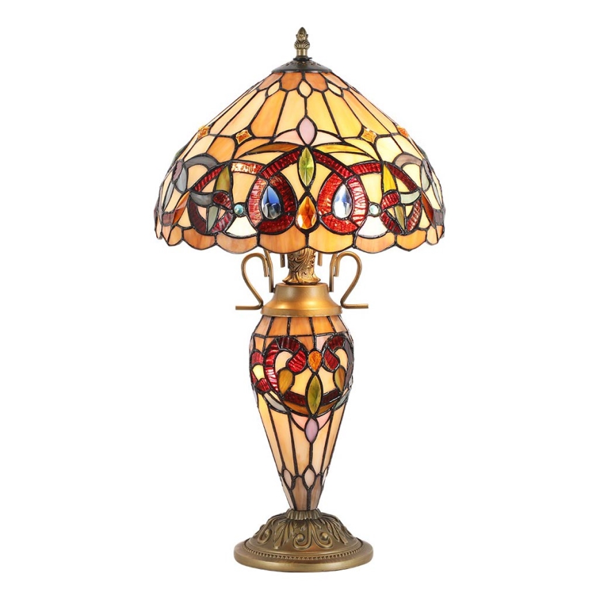 Prezent 1706 - Настільна лампа TIFFANY 2xE27/60W + 1xE14/7W/230V