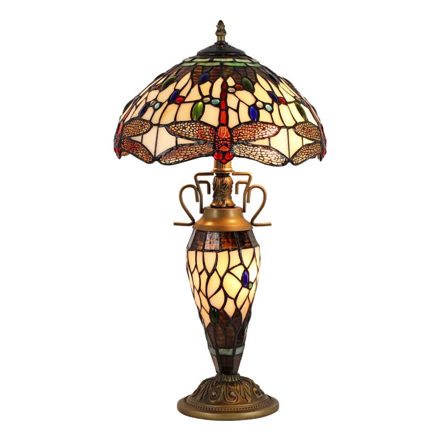 Prezent 1710 - Настільна лампа TIFFANY 2xE27/60W + 1xE14/7W/230V