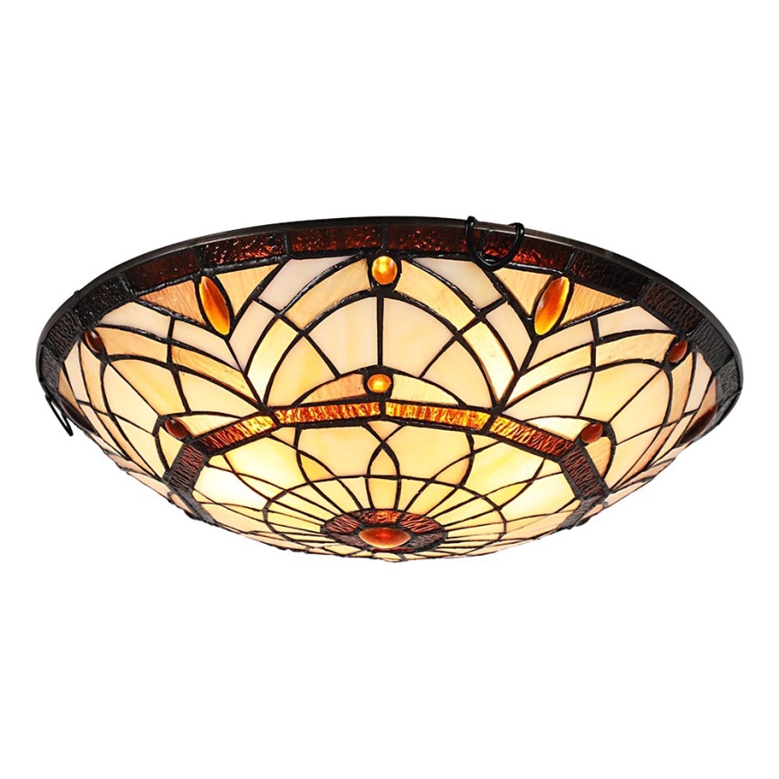 Prezent 1712 - Потолочный светильник TIFFANY 3xE27/40W/230V