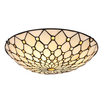 Prezent 1713 - Стельовий світильник TIFFANY 3xE27/40W/230V