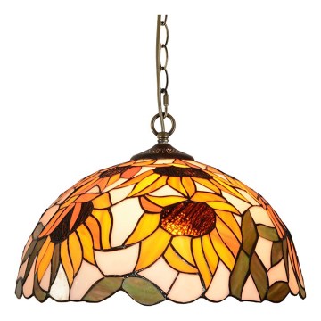 Prezent 238 - Люстра на цепи TIFFANY 2xE27/60W/230V