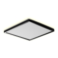 Prezent 27311 - Светодиодный потолочный светильник для ванной комнаты CORDIA SQ LED/12W/230V 3000/6000K IP54 черный