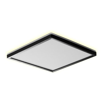 Prezent 27311 - Світлодіодний стельовий світильник для ванної кімнати CORDIA SQ LED/12W/230V 3000/6000K IP54 чорний