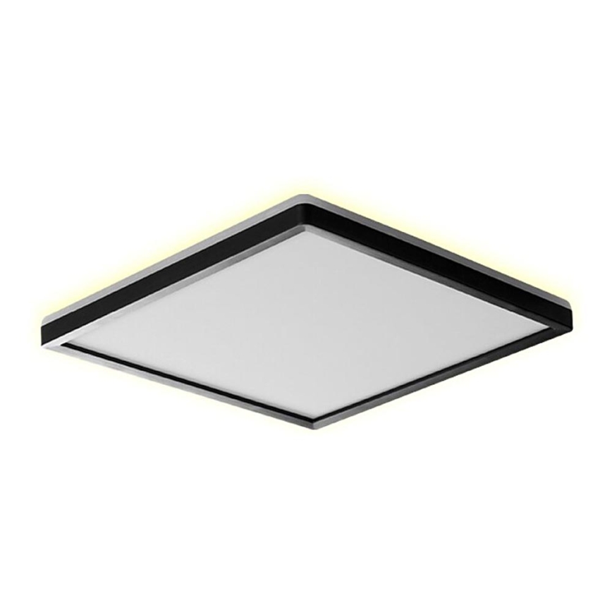 Prezent 27311 - Світлодіодний стельовий світильник для ванної кімнати CORDIA SQ LED/12W/230V 3000/6000K IP54 чорний