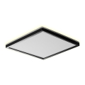 Prezent 27313 - Светодиодный потолочный светильник для ванной комнаты CORDIA SQ LED/18W/230V 3000/6000K IP54 черный