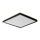 Prezent 27313 - Светодиодный потолочный светильник для ванной комнаты CORDIA SQ LED/18W/230V 3000/6000K IP54 черный