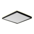 Prezent 27315 - Светодиодный потолочный светильник для ванной комнаты CORDIA SQ LED/24W/230V 3000/6000K IP54 черный