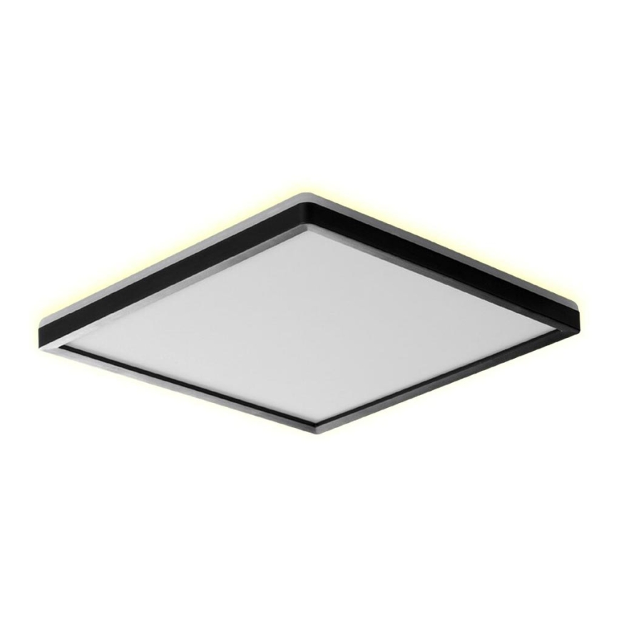 Prezent 27315 - Светодиодный потолочный светильник для ванной комнаты CORDIA SQ LED/24W/230V 3000/6000K IP54 черный